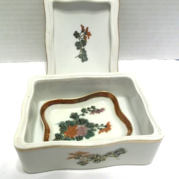 Vintage Cigarette Box & Ashtray ~ Smoking Set - Picture 3 of 8